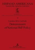 bokomslag Determinants of National IMF Policy