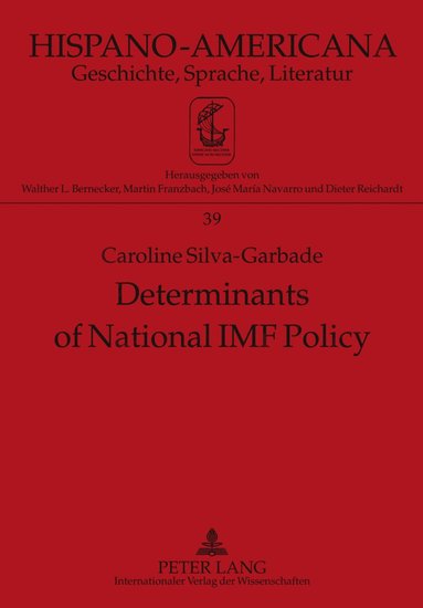 bokomslag Determinants of National IMF Policy