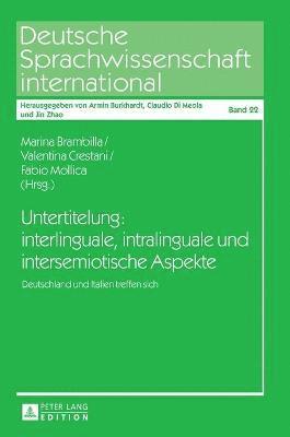 Marina Brambilla, Valentina Crestani - Untertitelung, Inbunden