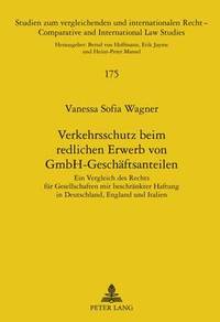 bokomslag Verkehrsschutz Beim Redlichen Erwerb Von Gmbh-Geschaeftsanteilen