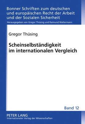 bokomslag Scheinselbstaendigkeit Im Internationalen Vergleich