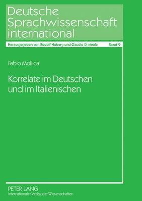 Fabio Mollica, Claudio Di Meola - Korrelate Im Deutschen Und Im Italienischen, Inbunden