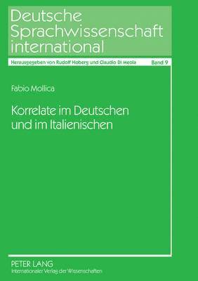 bokomslag Korrelate Im Deutschen Und Im Italienischen