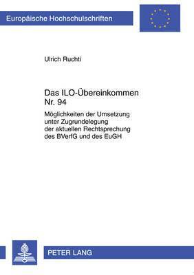 Das Ilo-Uebereinkommen Nr. 94 1