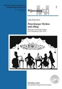 bokomslag Petersburger Mythos Und Alltag