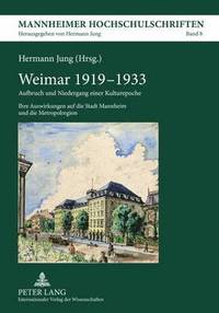 bokomslag Weimar 1919-1933