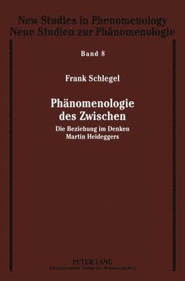 Phaenomenologie Des Zwischen 1