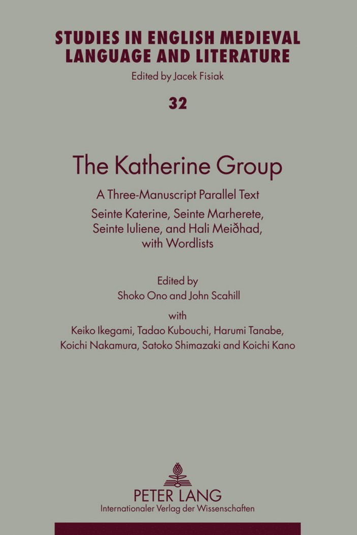 Shoko Ono, John Scahill, Jacek Fisiak - Katherine Group, Inbunden