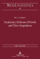 bokomslag Vocabulary Richness of Novels and Their Adaptations