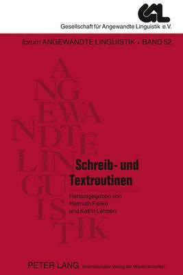 bokomslag Schreib- Und Textroutinen