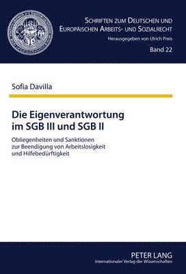 Die Eigenverantwortung Im Sgb III Und Sgb II 1