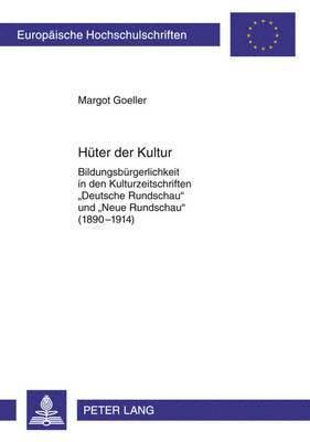 Hueter Der Kultur 1