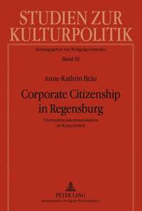 bokomslag Corporate Citizenship in Regensburg