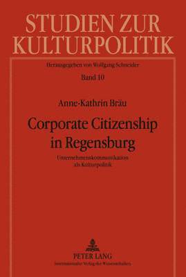 bokomslag Corporate Citizenship in Regensburg