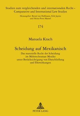 bokomslag Scheidung Auf Mexikanisch