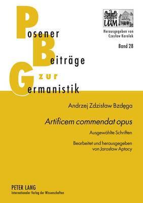 'Artificem Commendat Opus' 1