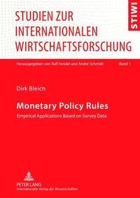 bokomslag Monetary Policy Rules
