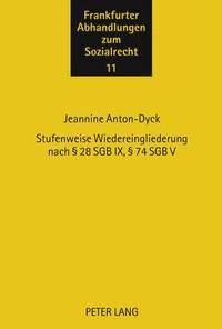 bokomslag Stufenweise Wiedereingliederung Nach  28 Sgb IX,  74 Sgb V