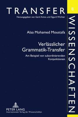 bokomslag Verlaesslicher Grammatik-Transfer