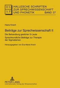 bokomslag Beitraege Zur Sprechwissenschaft II