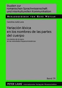 bokomslag Variacion Lexica En Los Nombres de Las Partes del Cuerpo