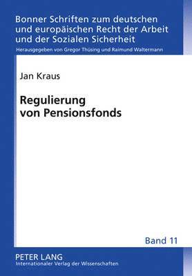 bokomslag Regulierung Von Pensionsfonds