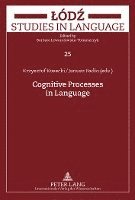 bokomslag Cognitive Processes in Language