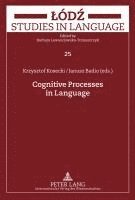 bokomslag Cognitive Processes in Language