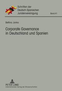 bokomslag Corporate Governance in Deutschland Und Spanien