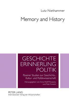 bokomslag Memory and History