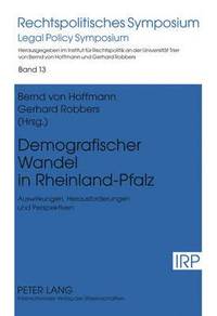 bokomslag Demografischer Wandel in Rheinland-Pfalz