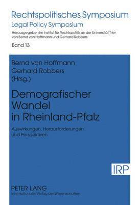 bokomslag Demografischer Wandel in Rheinland-Pfalz