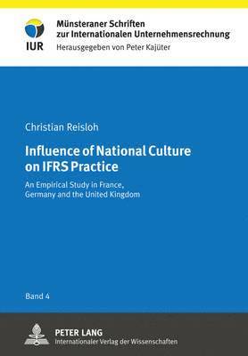 bokomslag Influence of National Culture on IFRS Practice