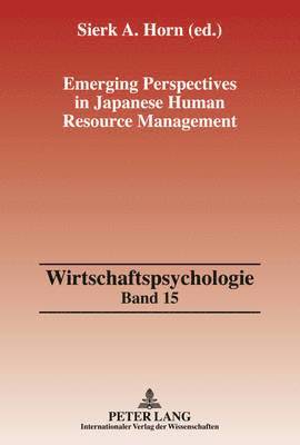 bokomslag Emerging Perspectives in Japanese Human Resource Management