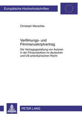 Verfilmungs- Und Filmmanuskriptvertrag 1