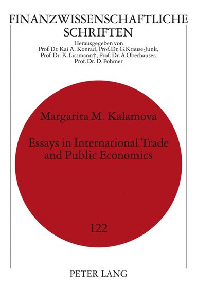 bokomslag Essays in International Trade and Public Economics