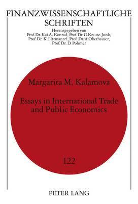 Essays in International Trade and Public Economics 1