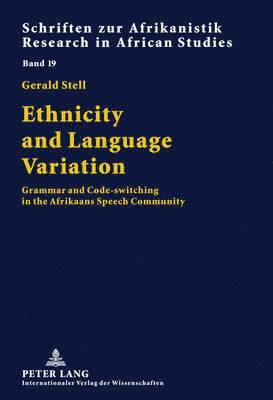 Ethnicity and Language Variation 1