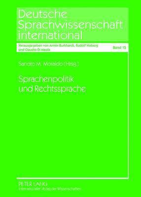 Sprachenpolitik Und Rechtssprache