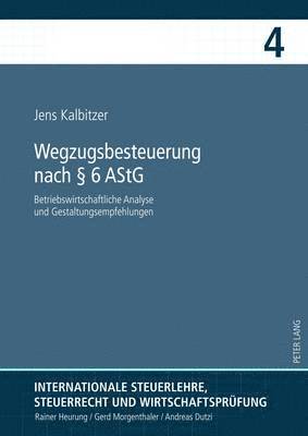 bokomslag Wegzugsbesteuerung Nach  6 Astg