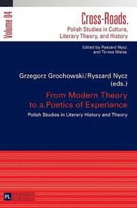 bokomslag From Modern Theory to a Poetics of Experience