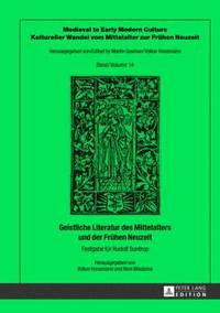 bokomslag Geistliche Literatur Des Mittelalters Und Der Fruehen Neuzeit
