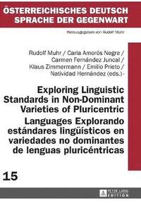 bokomslag Exploring Linguistic Standards in Non-Dominant Varieties of Pluricentric Languages- Explorando estndares linguesticos en variedades no dominantes de lenguas pluricntricas