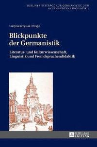 bokomslag Blickpunkte der Germanistik
