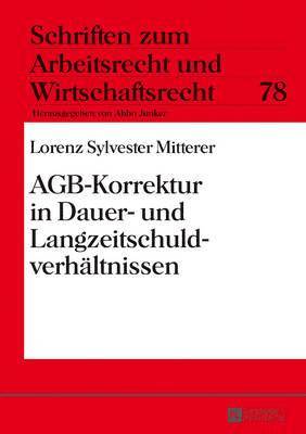 bokomslag Agb-Korrektur in Dauer- Und Langzeitschuldverhaeltnissen