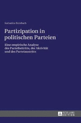 bokomslag Partizipation in politischen Parteien