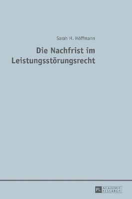 bokomslag Nachfrist im Leistungsstoerungsrecht
