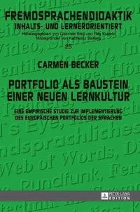 bokomslag Portfolio als Baustein einer neuen Lernkultur