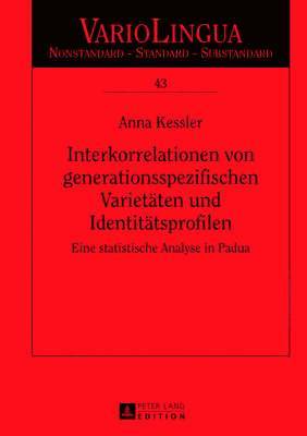 bokomslag Interkorrelationen Von Generationsspezifischen Varietaeten Und Identitaetsprofilen