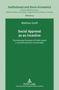 bokomslag Social Approval as an Incentive
